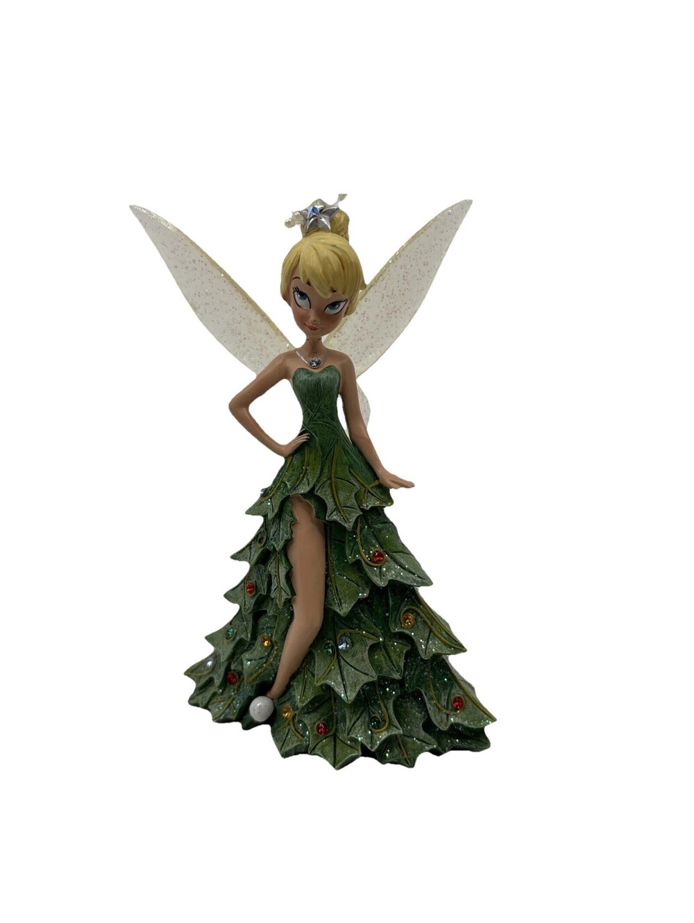 Disney Tinker Bell “Oh Christmas Tree” Bradford Editions Holiday Figurine READ